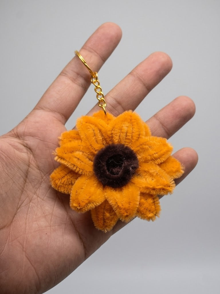 Sunflower Keychain
