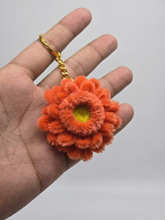 Gerbera Trio Keychain