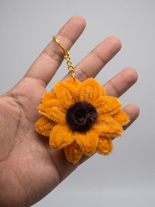Sunflower Keychain